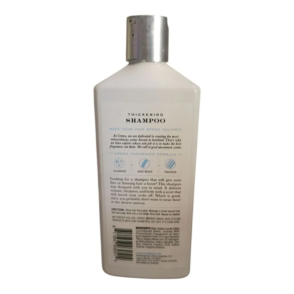 Cremo Thickening Shampoo Juniper & Eucalyptus 16 fl oz